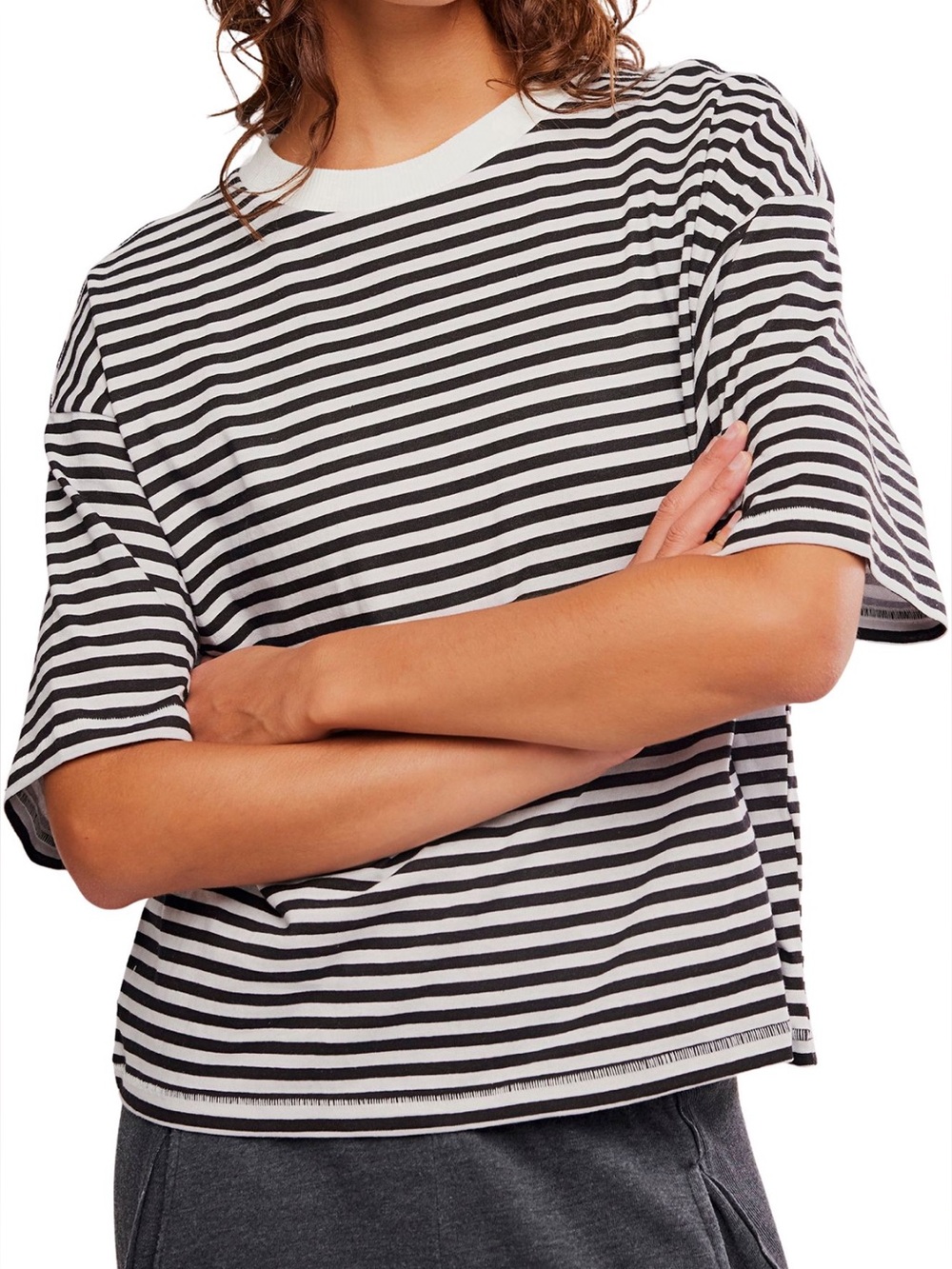 Free Peopke Movement Women's Tackle
Printed Tee